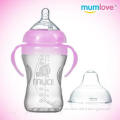 Wide Mouth BPA free Silicone Feeding Bottles
